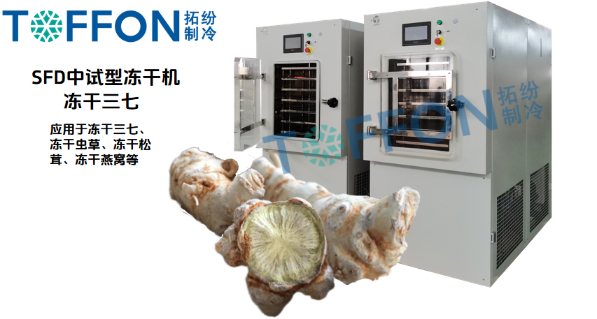 冻干机在三七应用的解决方案