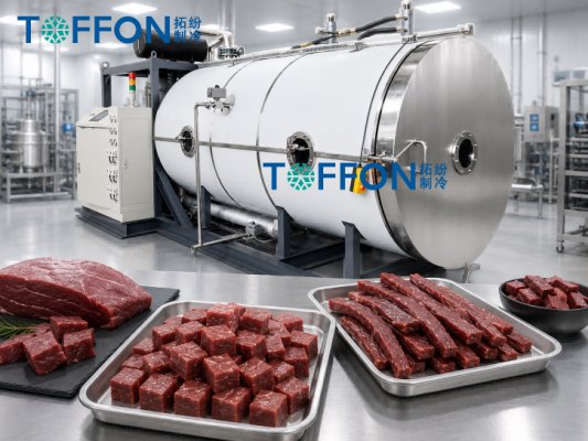鹿肉高端宠物食品冻干加工中的冷冻干燥机应用